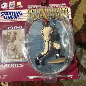 1996 Kenner Starting Lineup Cooperstown Collection Jackie Robinson Figure & Card